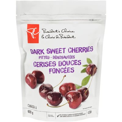PC CHERRIES IQF DARK SWEET 600.000G