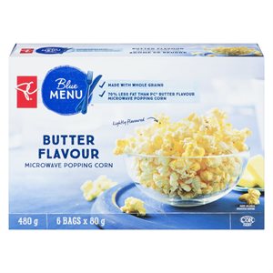 PC BM MICRO POPCORN BUTTER 6x80G