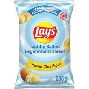 LAY'S LIGHTLY SLT CHIPS 235G