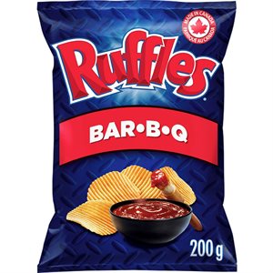 RUFFLES BBQ CHIPS 200G