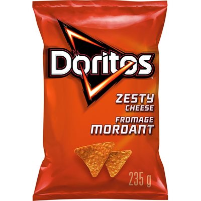 DORITOS ZESTY CHIPS 235G