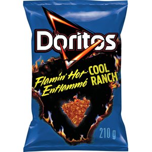 DORITOS FLAMING H COOL RANCH 210G