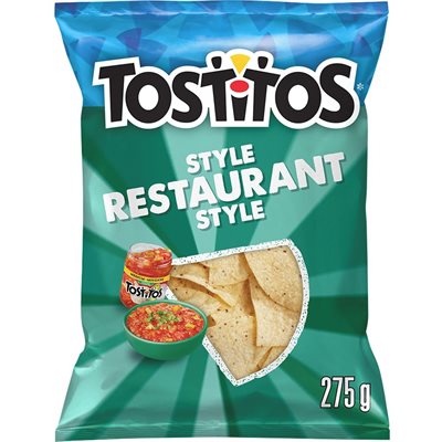 TOSTITOS CHIPS TORTILLA REST 275G