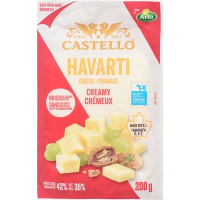 CASTELLO HAVARTI CREAMY 200.000G