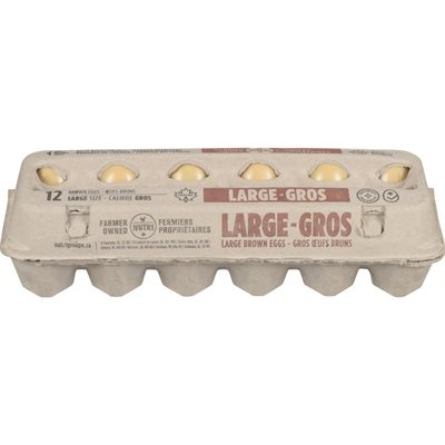 NUTRI EGG LARGE BROWN, EA 12EA