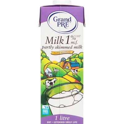 GRAND PRE UHT MILK 1% 1LT