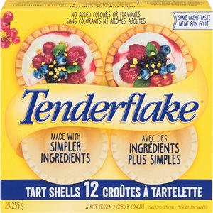 TENDERFLAKE TART SHELL 3INCH 255G