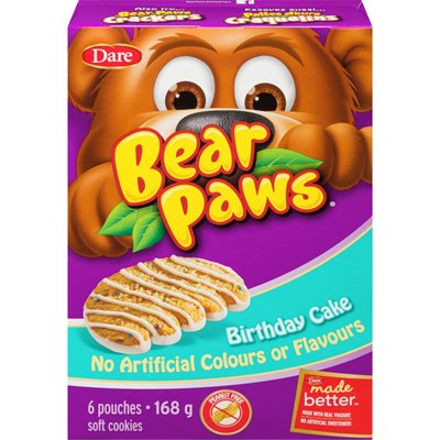BEAR PAWS BIRTHDAY CAKE 168.000G