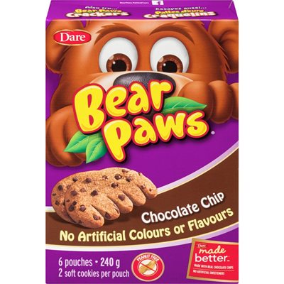 BEAR PAWS CHOCOLATE CHIP 240.000G