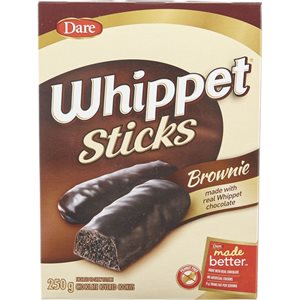 DARE WHIPPET STICKS BROWNIE 250.000G