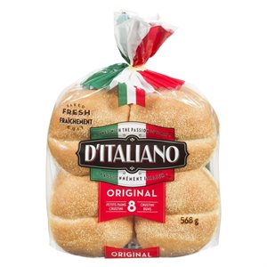 D'ITALIANO BUNS CRUSTINI HAMGR 568.000G