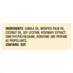 PAM CANOLA OIL SPRAY ORIGINAL 170.000G