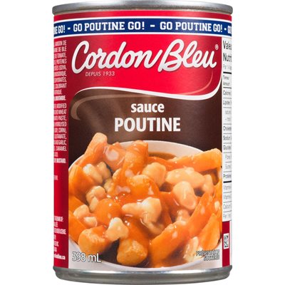 CORDON BLEU POUTINE SAUCE 398.000ML