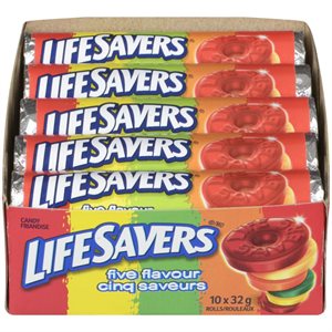 LIFESAVERS FIVE FLAV ROLL 32G