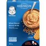 GERBER WHEAT BISCUIT CEREAL 227.000G