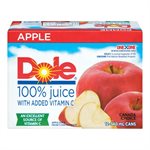 DOLE JUICE 100% APPLE 340.000ML