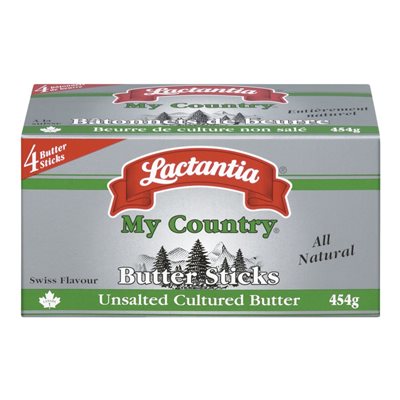 LACT MY CNTRY BUTTER UNSALT 4x113.G