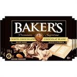 BAKERS CHOC SQUARES WHITE 170.000G