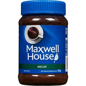 MAX HOUSE INST COFFEE DECAF 150G
