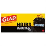 GLAD BLACK LARGE FORCEFLEX 24EA