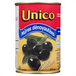 UNICO OLIVES BLACK PITTED RIPE 375.000ML