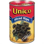 UNICO OLIVES SLICED RIPE BLACK 375.000ML