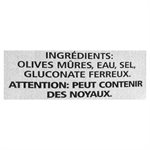 UNICO OLIVES SLICED RIPE BLACK 375.000ML