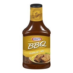 KRAFT BBQ SCE GARLIC 455.000ML
