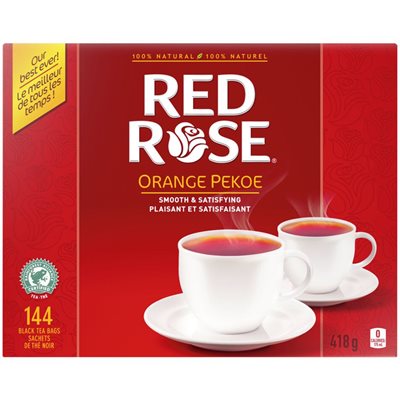 RED ROSE ORANGE PEKOE TEA 144EA