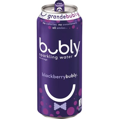 BUBLY SPARKLING WTR BLACKBERRY 473ML