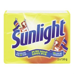 SUNLIGHT LNDRY SOAP BAR TWIN 2x130G