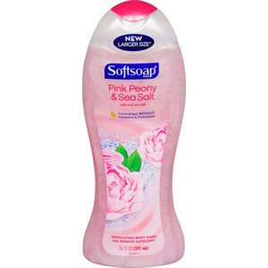 SOFTSOAP BW PNK PEONY SEA SALT 591ML