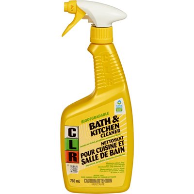 CLR BATHROOM & KITCHEN CLEANER 760ML