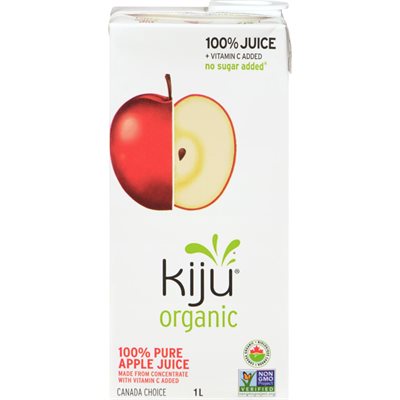 KIJU ORGANIC APPLE JUICE 100% 1LT