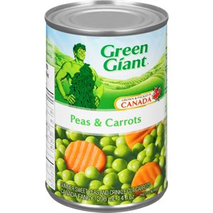 G GIANT PEAS CARROTS VEG BLND 398.000ML