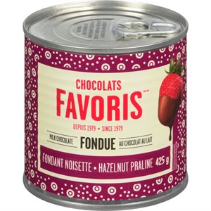 CFAV HAZELNUT CHOC FONDUE 425G