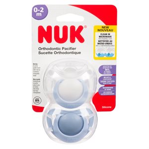 NUK PACIFIER NEWBORN 2PK 2.000EA