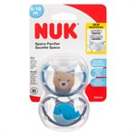 NUK PACIFIER SPACE SIZE 2 2PK 2EA